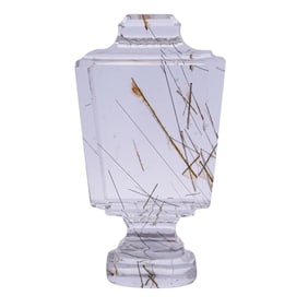 Antique Rutilated Quartz Hand Seal