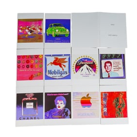 (10 Pc) Andy Warhol "Ads" Series Postcards