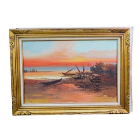 Cesar Buenaventura (Filipino, 1922-1983) Oil On Canvas