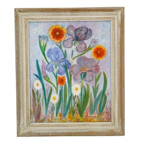 After David Burliuk Still Life Painting