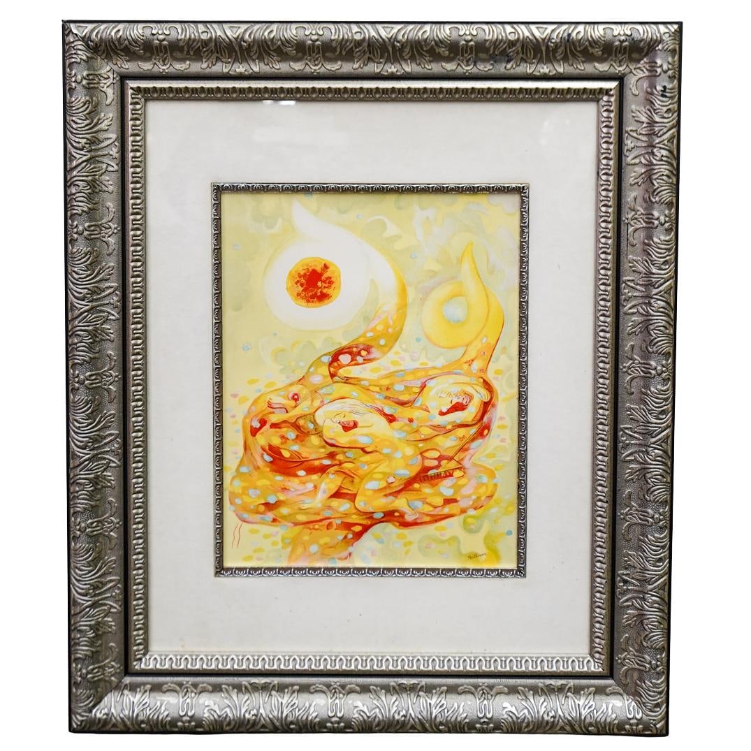 Abraham Rattner (American, 1895-1978) "Fire" Lithograph (1 of 4)