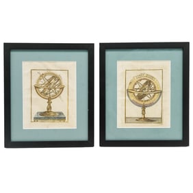 Pair Of Antique Astronomical Engravings