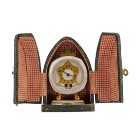 Antique Didisheim Swiss Travel Clock