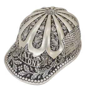 USA Patton Ceremonial Metal Hard Hat