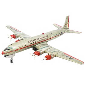 Yonezawa American Airlines DC-7C N4070A Airplane Toy