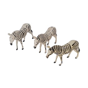 (3 Pc) Britains Ltd Zebra Figurines