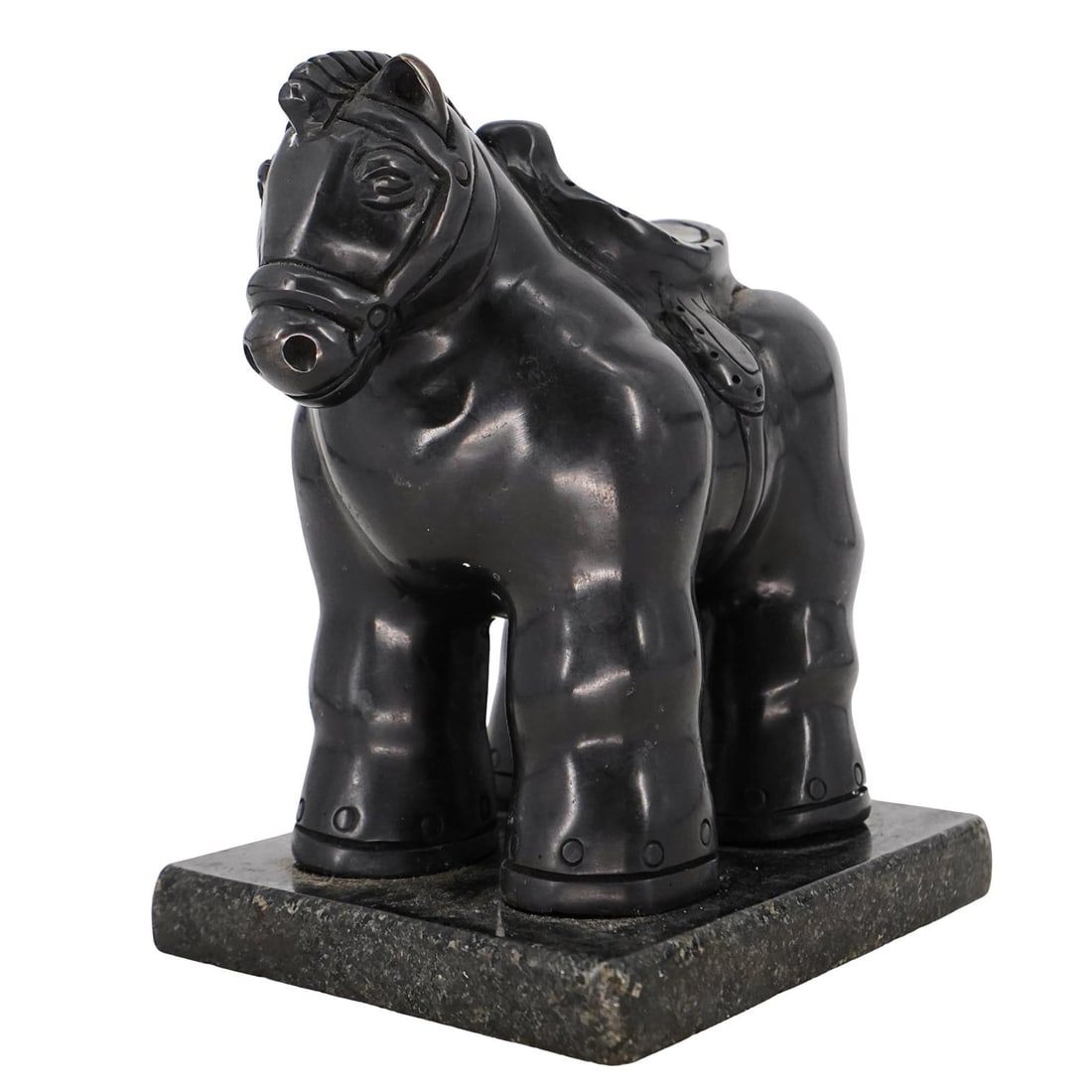 After Fernando Botero Bronze Horse Sculpture (1 of 5)