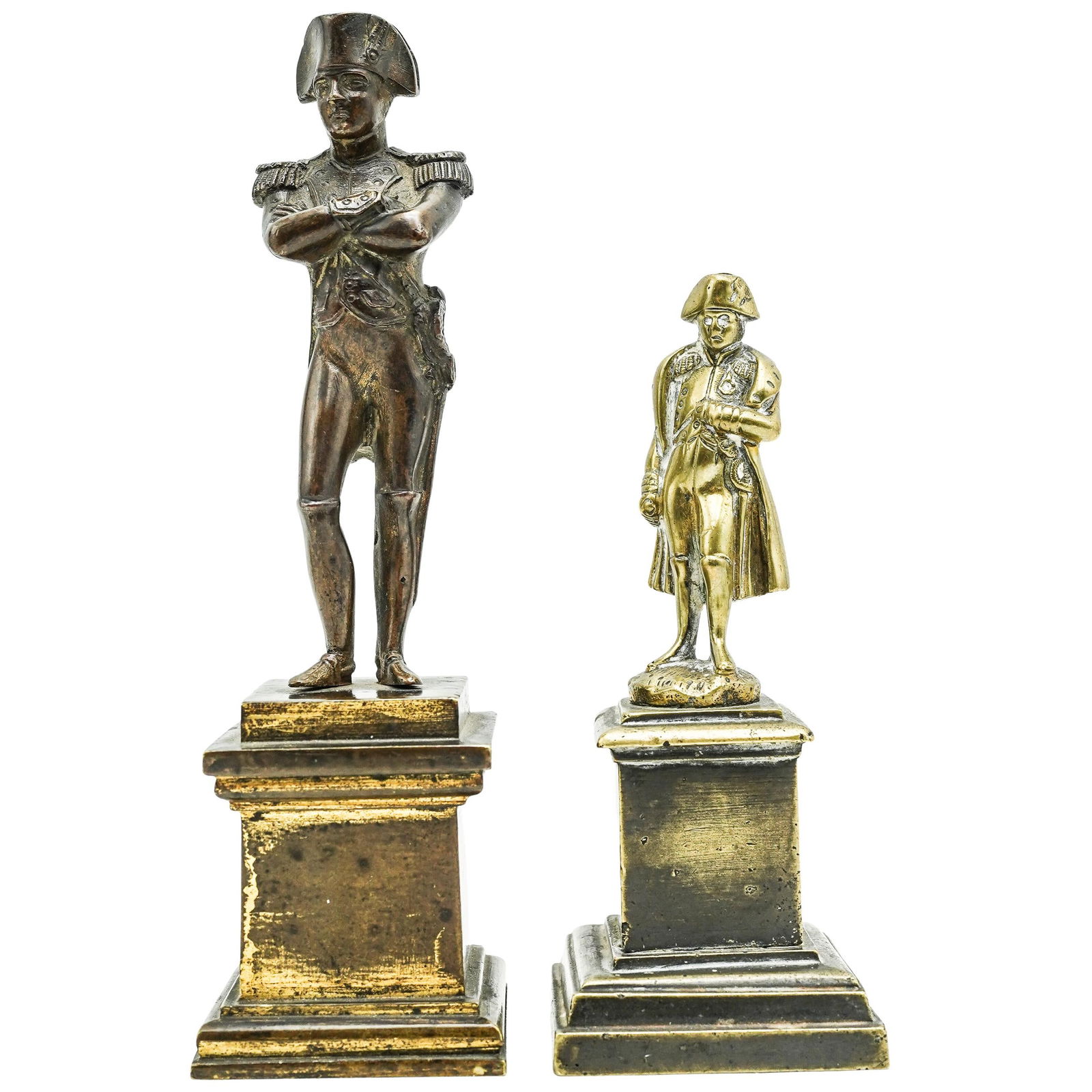 Pair Of Vintage Brass Napoleon Figurines (1 of 6)