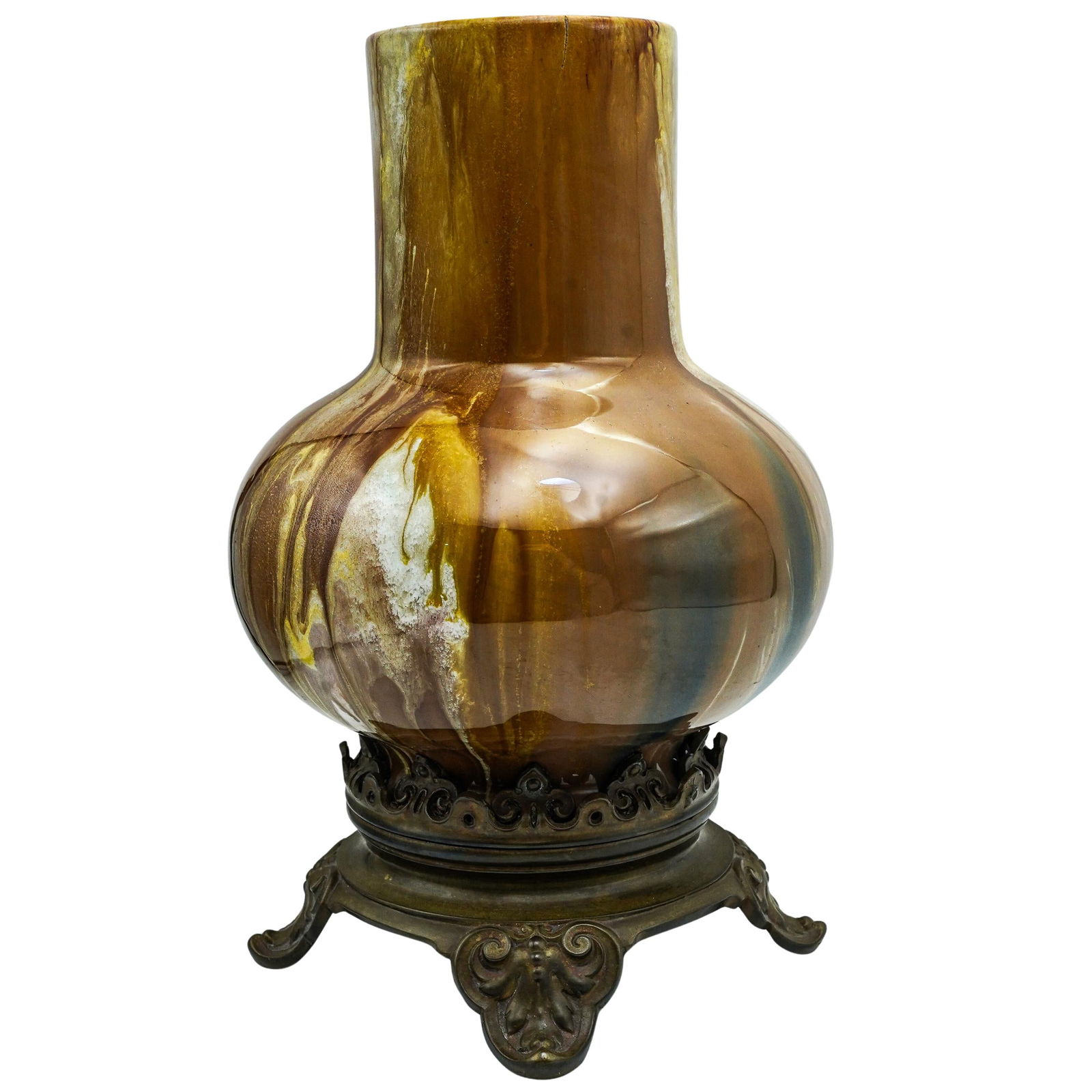 Art Nouveau Pottery Vase (1 of 6)