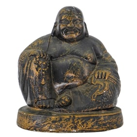 Chinese Plaster Buddha Sculpture
