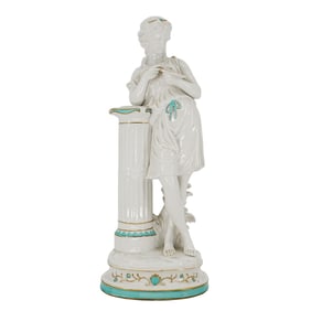 French Porcelain Greco Roman Statue