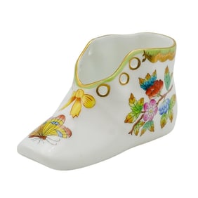 Vintage Herend Porcelain Baby Shoe