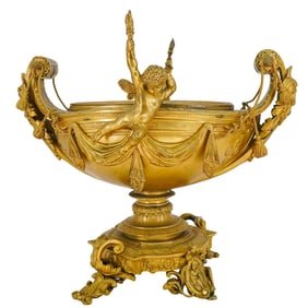 French Empire Style Gilt Bronze Jardiniere