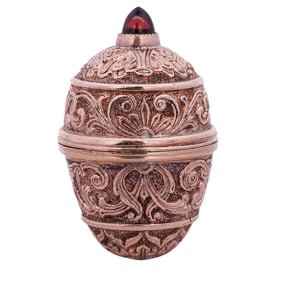 Antique Imperial Faberge 14k Rose Gold Perfume Bottle