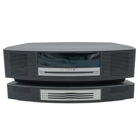 (4 pc set) Bose Wave Music System and Floor Speakers