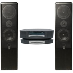 Bose Wave Music System and Canton Ergo 80 Floor Speakers