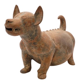 Pre Columbian Pottery Colima Dog
