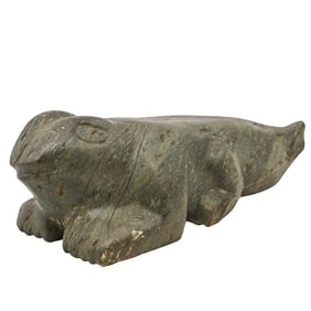 Pre Columbian Carved Stone Lizard