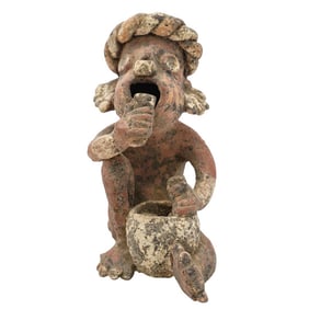Pre Columbian Pottery Jalisco Figure