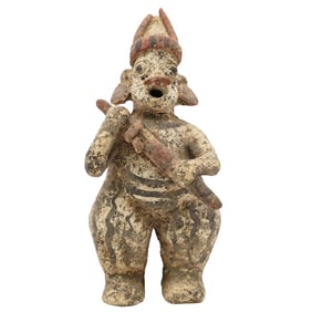 Pre Columbian Pottery Jalisco Warrior