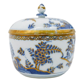 19th C. Meissen Porcelain Lidded Box