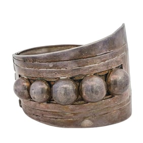 Alfredo Villasana Taxco Sterling Silver Cuff Bracelet