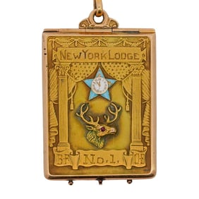Elk Lodge Commemorative 14k Gold Case