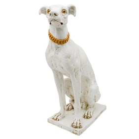 Large Italian Dog Floor Sculpture