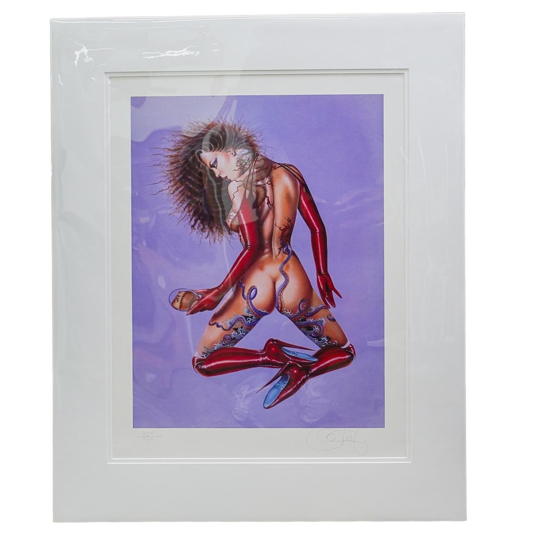 Olivia De Berardinis (b. 1948-, American) Signed Pin-Up Lithograph (1 of 6)