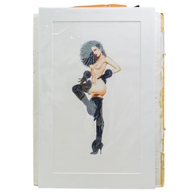 Olivia De Berardinis (b. 1948-, American) "Anna" Lithograph