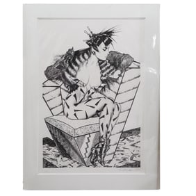 Olivia De Berardinis (b. 1948-, American) Lithograph