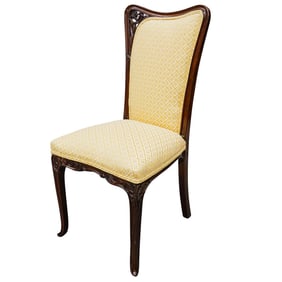 Louis Majorelle Art Nouveau Wood Chair