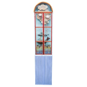 Folk Art Whimsical Curiosity Cabinet