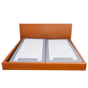 Mid Century Modern Style King Size Bed