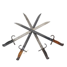 (4 pcs) Japanese Arsenal Bayonet Swords