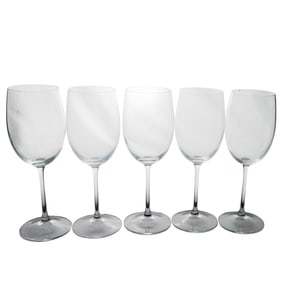 (9 Pc) Christofle Bordeaux Wine Glasses