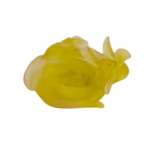 Daum Freres Frosted Daffodil Dish