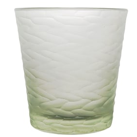 Vintage Frosted Glass Vase