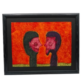 Rufino Tamayo (Mexican, 1899-1991) "Two Heads" Lithograph