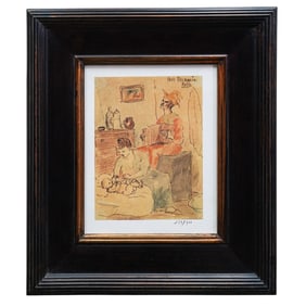 Pablo Picasso (Spanish, 1881-1973) Circus Family Print