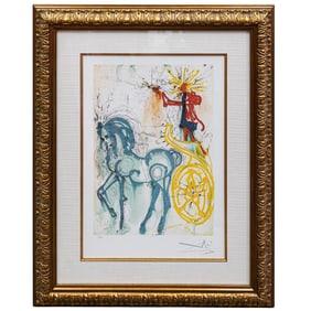Salvador Dali (Spanish, 1904-1989) Le Cheval De Triomphe Lithograph