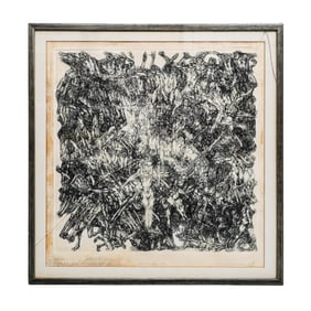 John Silk Deckard (American, 1940 - 1994) "Brotherherd" etching