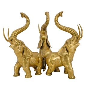 Brass Elephant Table Base