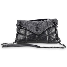 YSL Loulou Puffer Quilted Leather Shoulder Bag