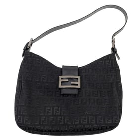 Fendi Zucchino FF Shoulder Bag
