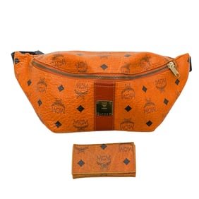 (2 Pc) Vintage MCM Bag & Wallet Grouping