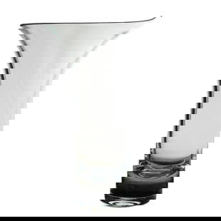Rosenthal "Calla" Art Crystal Vase: Rosenthal "Calla" Art Crystal VaseRosenthal "Calla" Flower Art Crystal Vase. Designed in clear crystal with with form of a calla lily flower. Marked with 'Rosenthal' signature hallmark on the undersid