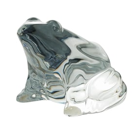 Baccarat Crystal "Frog" Figurine