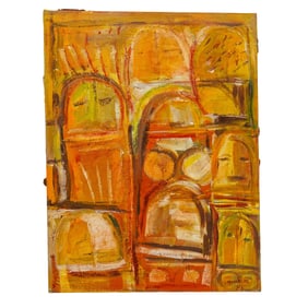 Attrib. Fateh Moudarres (Syrian, 1922-1999) Oil on Canvas