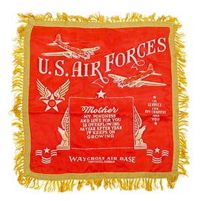 WWII United States Air Force Souvenir Banner